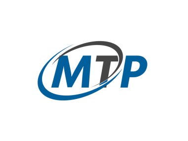 MTP yaratıcı logo tasarımı vektör çizimi