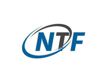 ntf yaratıcı logo tasarımı vektör çizimi