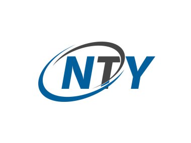 nty yaratıcı logo tasarımı vektör çizimi