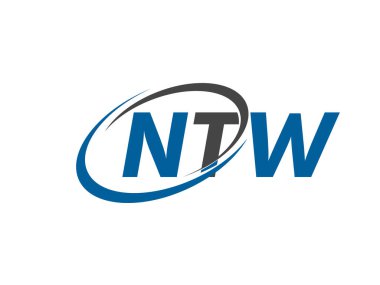 ntw yaratıcı logo tasarımı vektör çizimi
