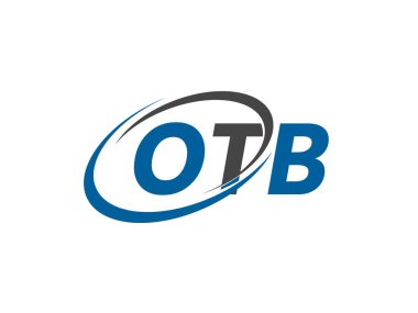 otb yaratıcı logo tasarımı vektör çizimi