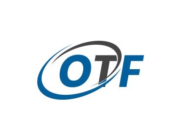 otf yaratıcı logo tasarımı vektör çizimi
