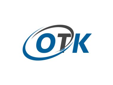 otk yaratıcı logo tasarımı vektör çizimi