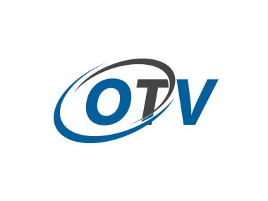 otv yaratıcı logo tasarımı vektör çizimi