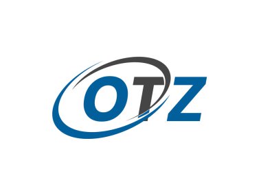 otz yaratıcı logo tasarımı vektör çizimi
