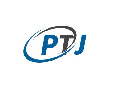 ptj yaratıcı logo tasarımı vektör çizimi