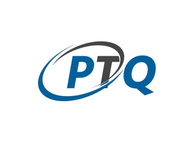 ptq yaratıcı logo tasarımı vektör çizimi