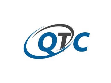 qtc yaratıcı logo tasarımı vektör çizimi