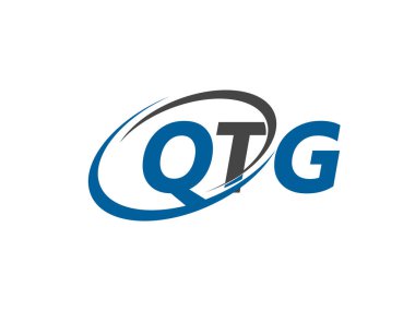qtg yaratıcı logo tasarımı vektör çizimi