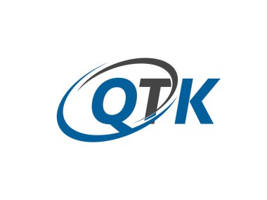 qtk yaratıcı logo tasarımı vektör çizimi