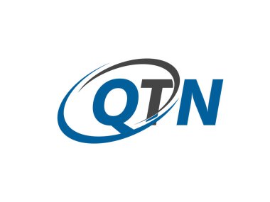 qtn yaratıcı logo tasarımı vektör çizimi