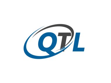 qtl yaratıcı logo tasarımı vektör çizimi