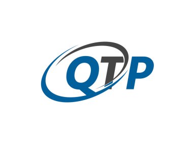 qtp yaratıcı logo tasarımı vektör çizimi
