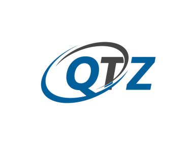 qtz yaratıcı logo tasarımı vektör çizimi