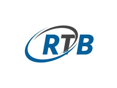 rtb yaratıcı logo tasarımı vektör çizimi