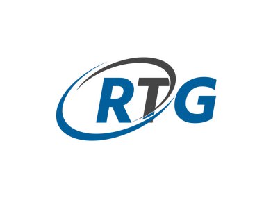 rtg yaratıcı logo tasarımı vektör çizimi