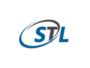 stl yaratıcı logo tasarımı vektör çizimi