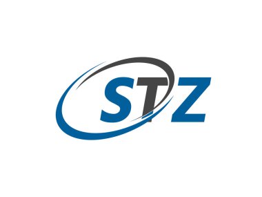 stz yaratıcı logo tasarımı vektör çizimi