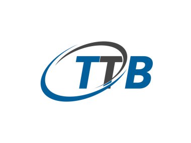 ttb yaratıcı logo tasarımı vektör çizimi