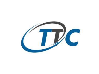 ttc yaratıcı logo tasarımı vektör çizimi