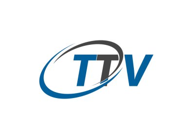 ttv yaratıcı logo tasarımı vektör çizimi