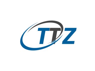 ttz yaratıcı logo tasarımı vektör çizimi