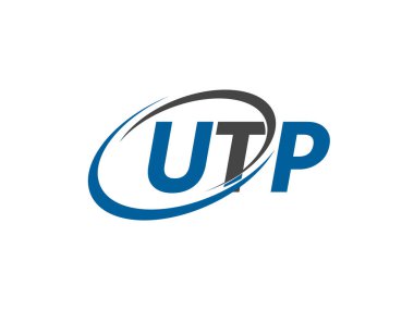utp yaratıcı logo tasarımı vektör çizimi