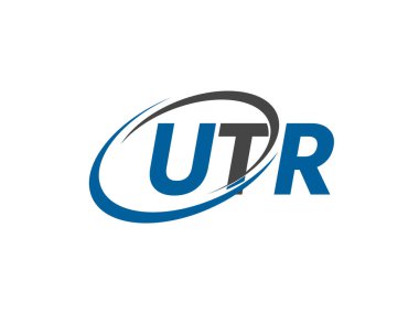 utr yaratıcı logo tasarımı vektör çizimi
