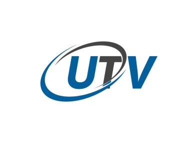 utv yaratıcı logo tasarımı vektör çizimi