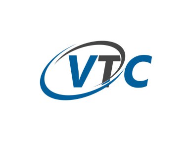 vtc yaratıcı logo tasarımı vektör çizimi