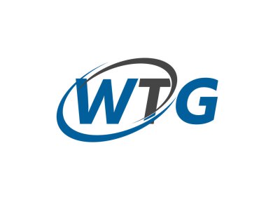 wtg yaratıcı logo tasarımı vektör çizimi