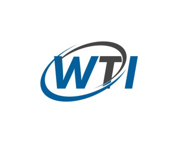 wti yaratıcı logo tasarımı vektör çizimi