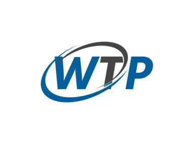 wtp yaratıcı logo tasarımı vektör çizimi