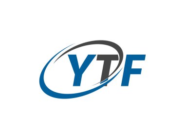 ytf yaratıcı logo tasarımı vektör çizimi