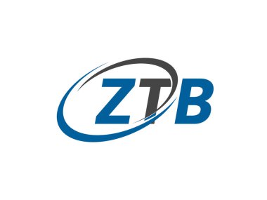 ztb yaratıcı logo tasarımı vektör çizimi