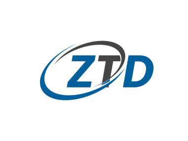 ztd yaratıcı logo tasarımı vektör çizimi