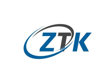 ztk yaratıcı logo tasarımı vektör çizimi