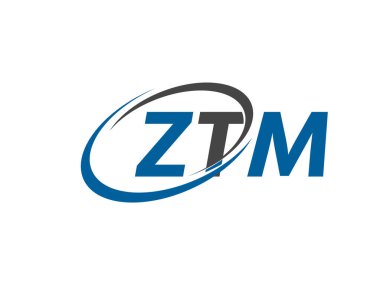 ztm yaratıcı logo tasarımı vektör çizimi