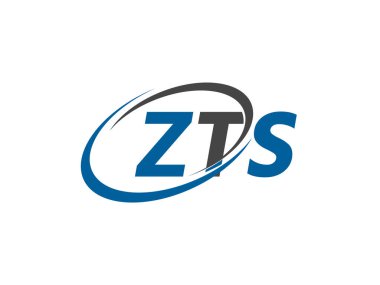 zts yaratıcı logo tasarımı vektör çizimi