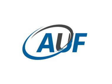 auf yaratıcı logo tasarımı vektör çizimi