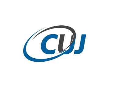 cuj yaratıcı logo tasarımı vektör çizimi