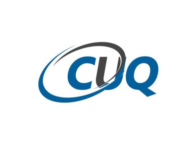 cuq yaratıcı logo tasarımı vektör çizimi