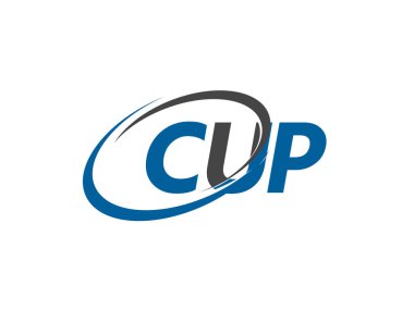 fincan yaratıcı logo tasarımı vektör çizimi