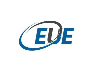 eue crego logo tasarımı vektör çizimi