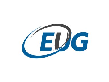 eug yaratıcı logo tasarımı vektör çizimi