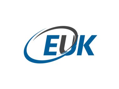 euk yaratıcı logo tasarımı vektör çizimi