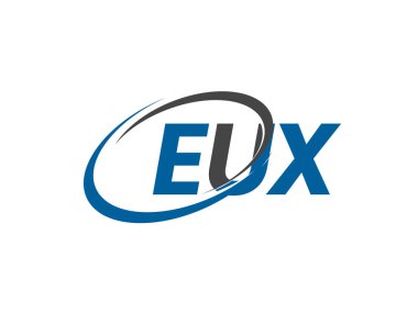 eux yaratıcı logo tasarımı vektör çizimi