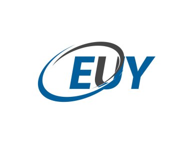 euy yaratıcı logo tasarımı vektör çizimi