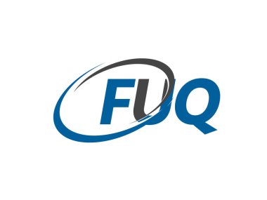 fuq yaratıcı logo tasarımı vektör çizimi