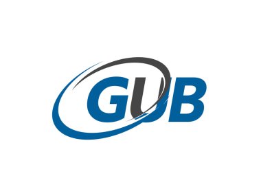 gub yaratıcı logo tasarımı vektör çizimi